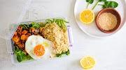 health insurance Healthy packed lunch idea: Veggie & sweet potato quinoa salad