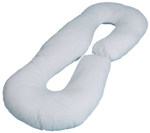 Leachco Snoogle Loop Contoured Fit Body Pillow, Ivory