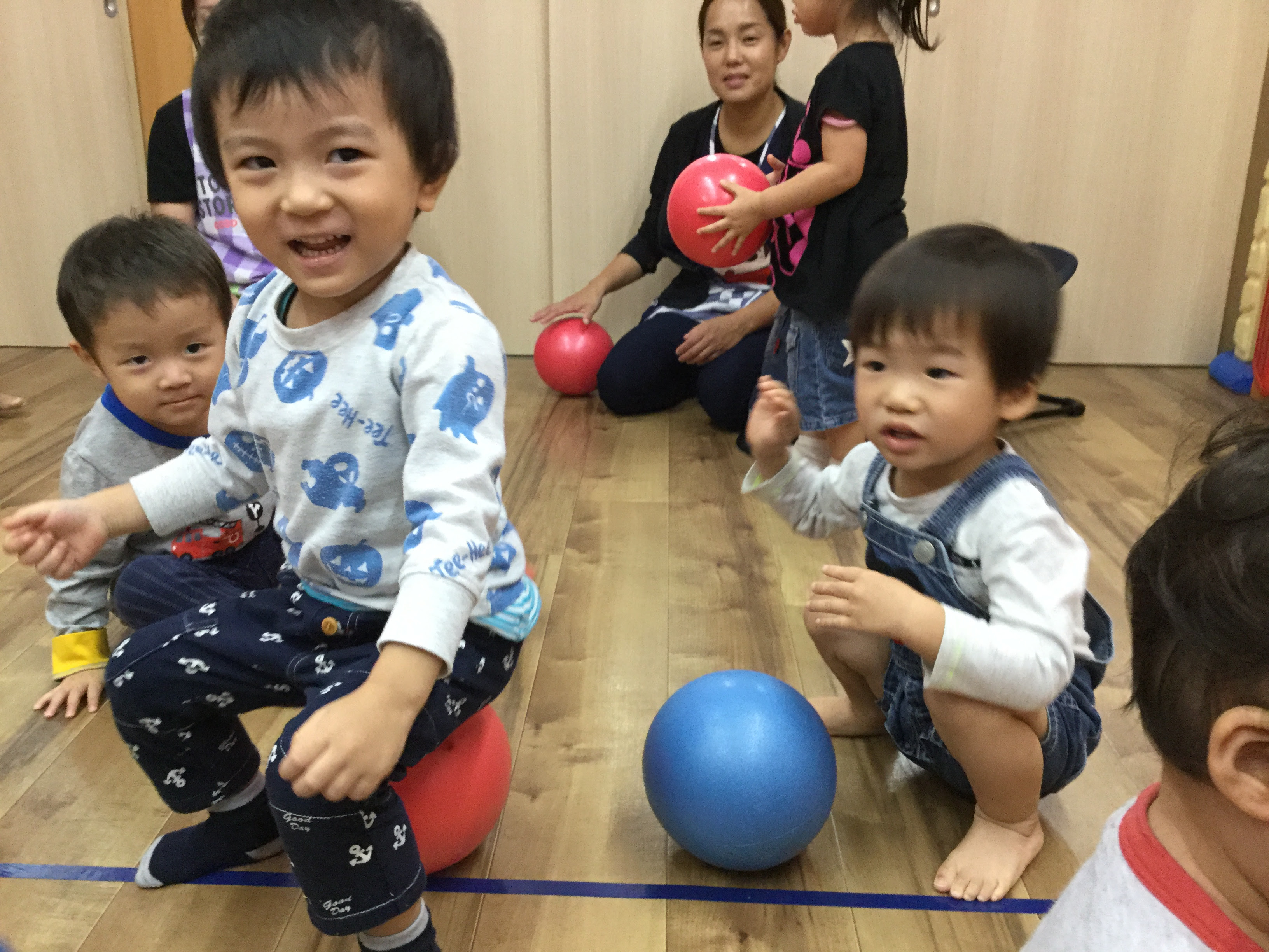 ボール遊び 保育所 ベビーキッズ本荘園