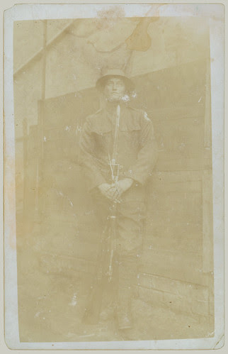 RPPC man in uniform