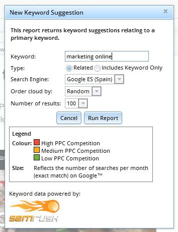 keyword eye Herramientas para generar palabras clave