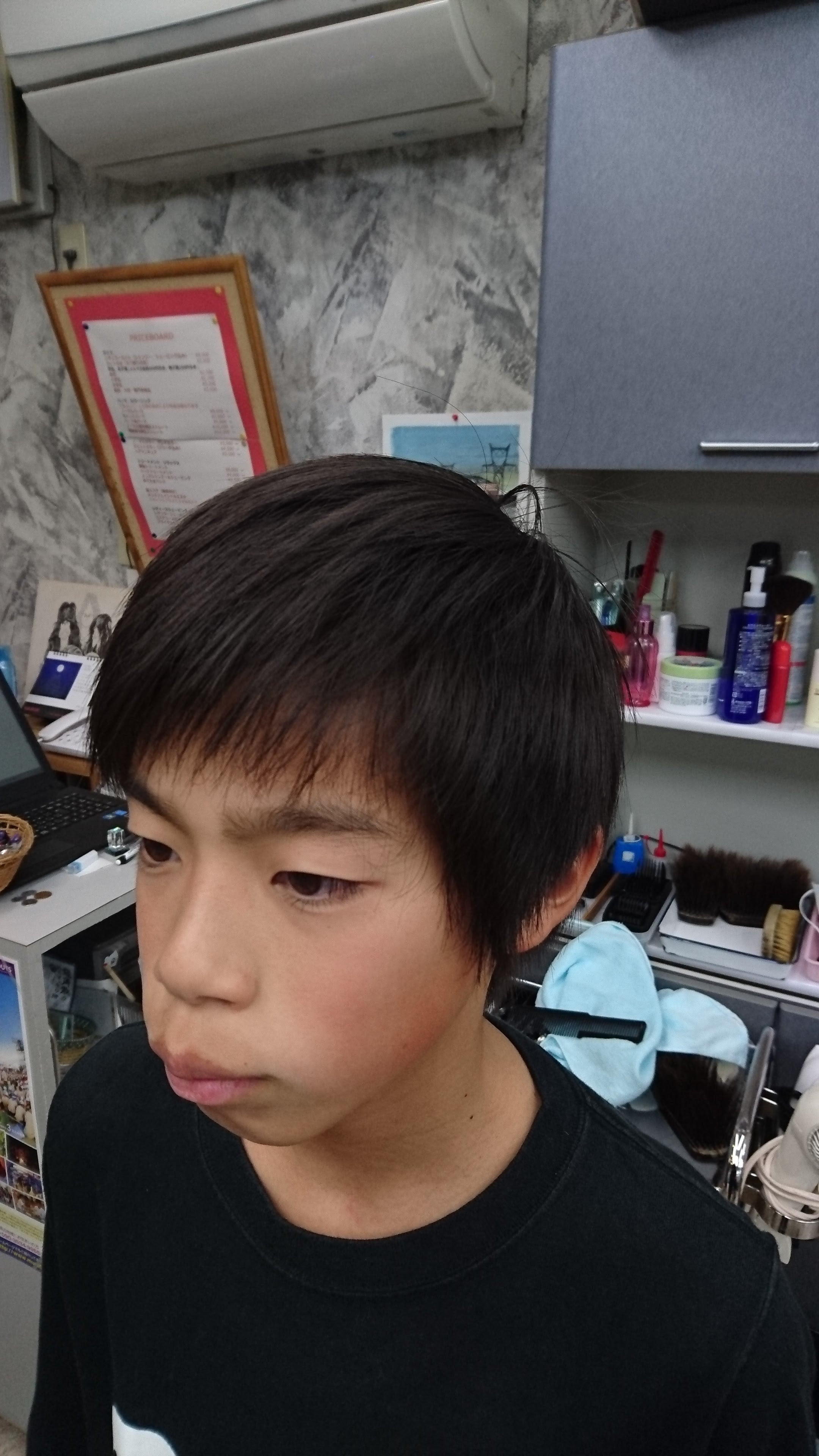 中学生 男子 髪型 普通