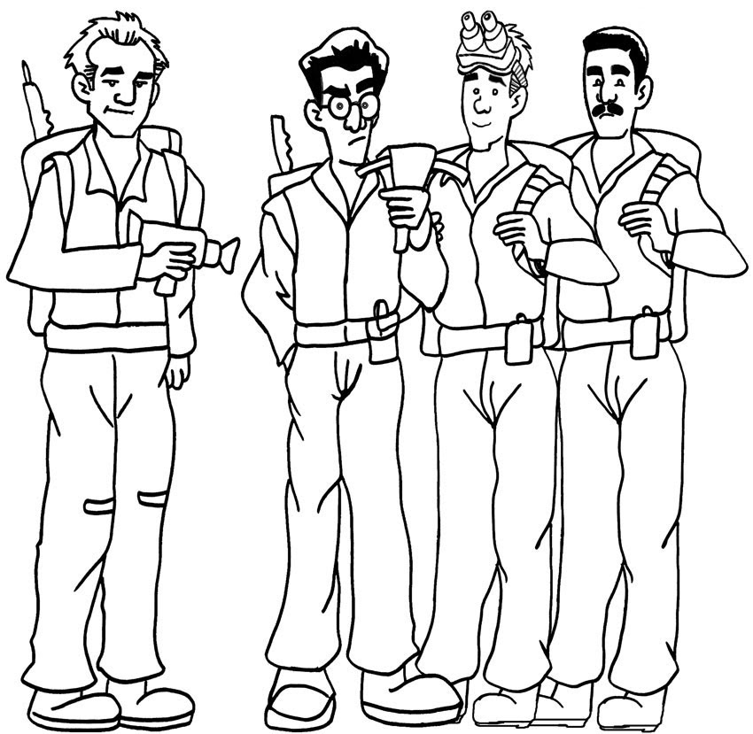 Ghostbusters coloring pages to download and print for free
