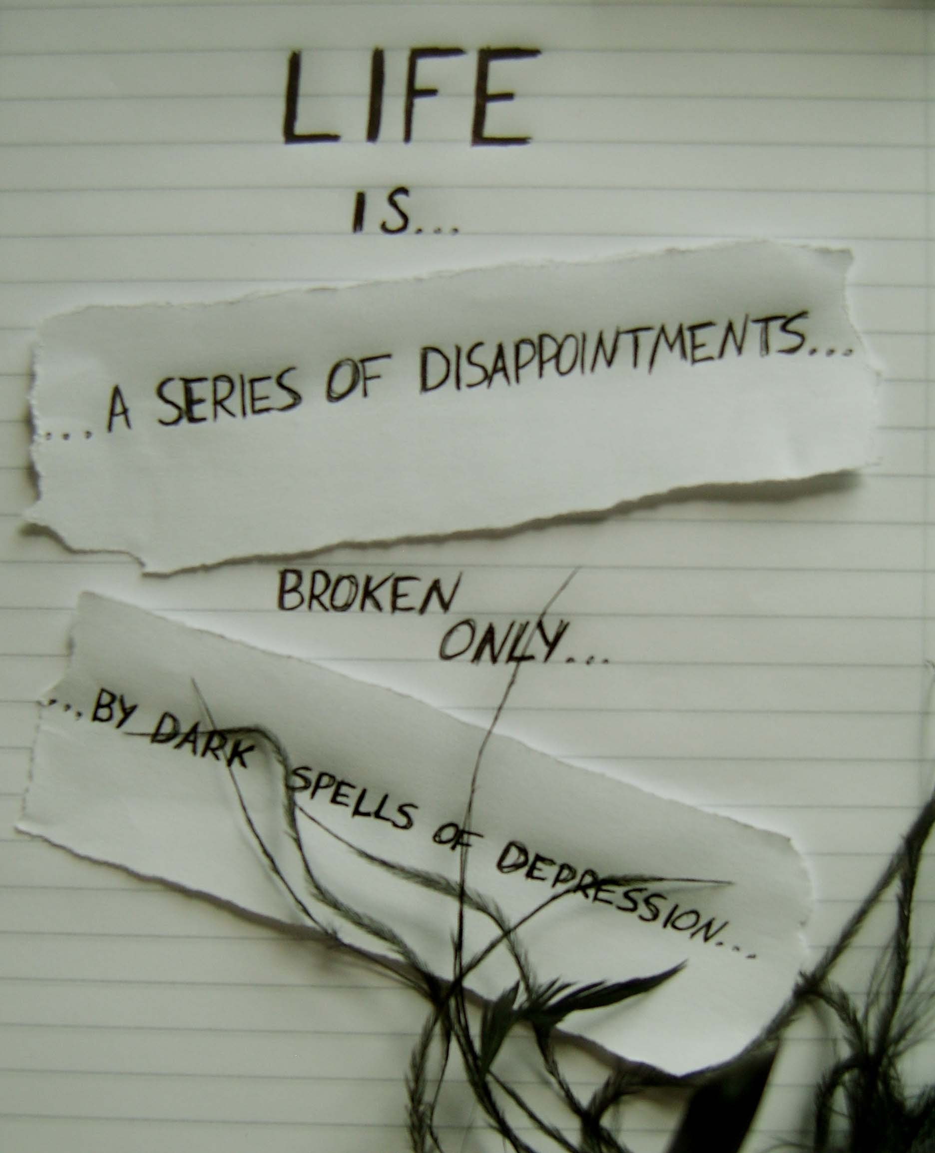 Life And Sad Quote