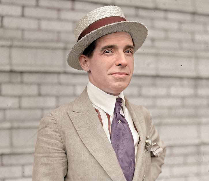 charles ponzi fotografia a color