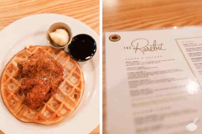the rarebit in charleston's chicken and waffles and menu