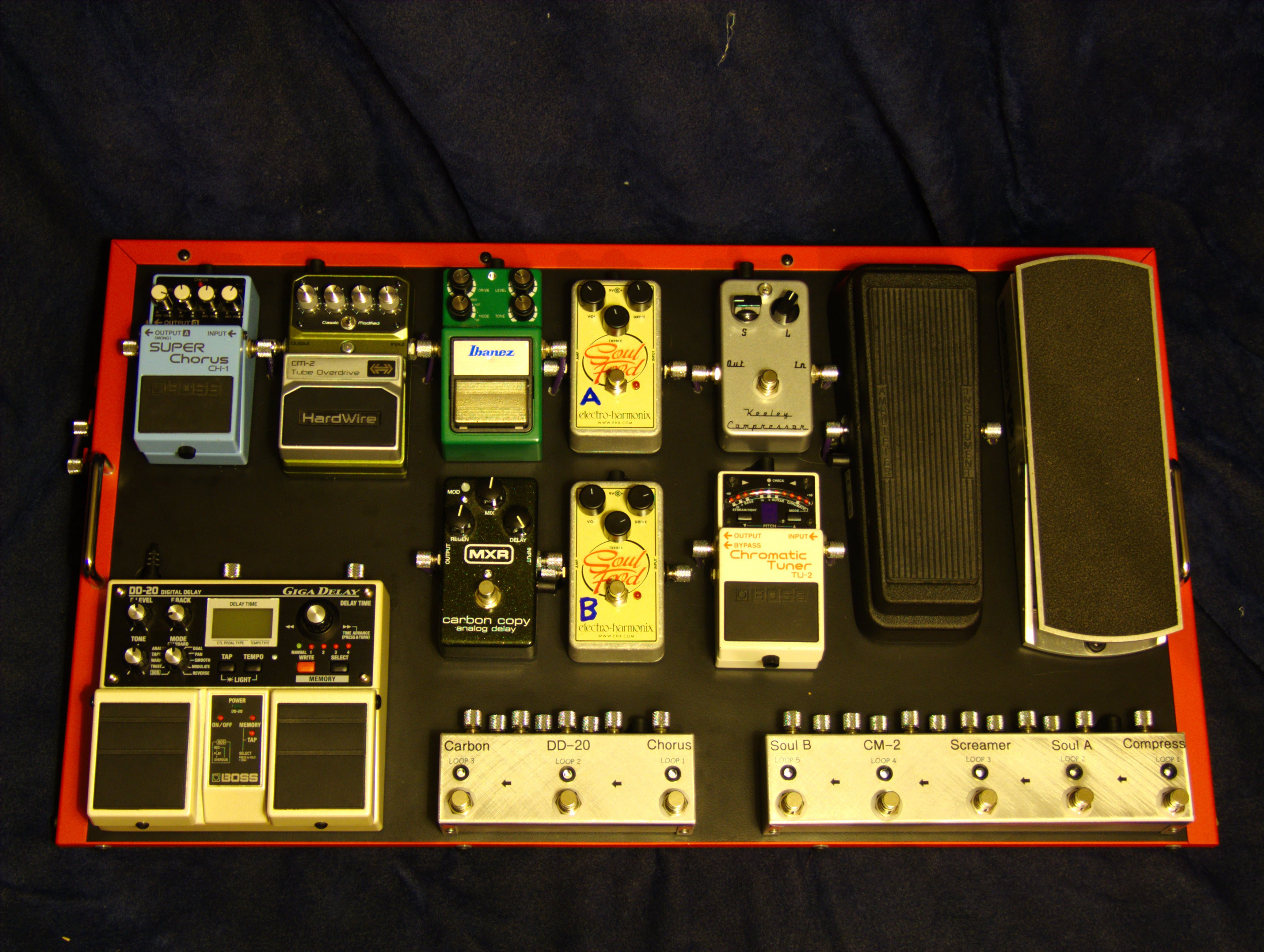 Ryan White Custom Pedalboard Solutions