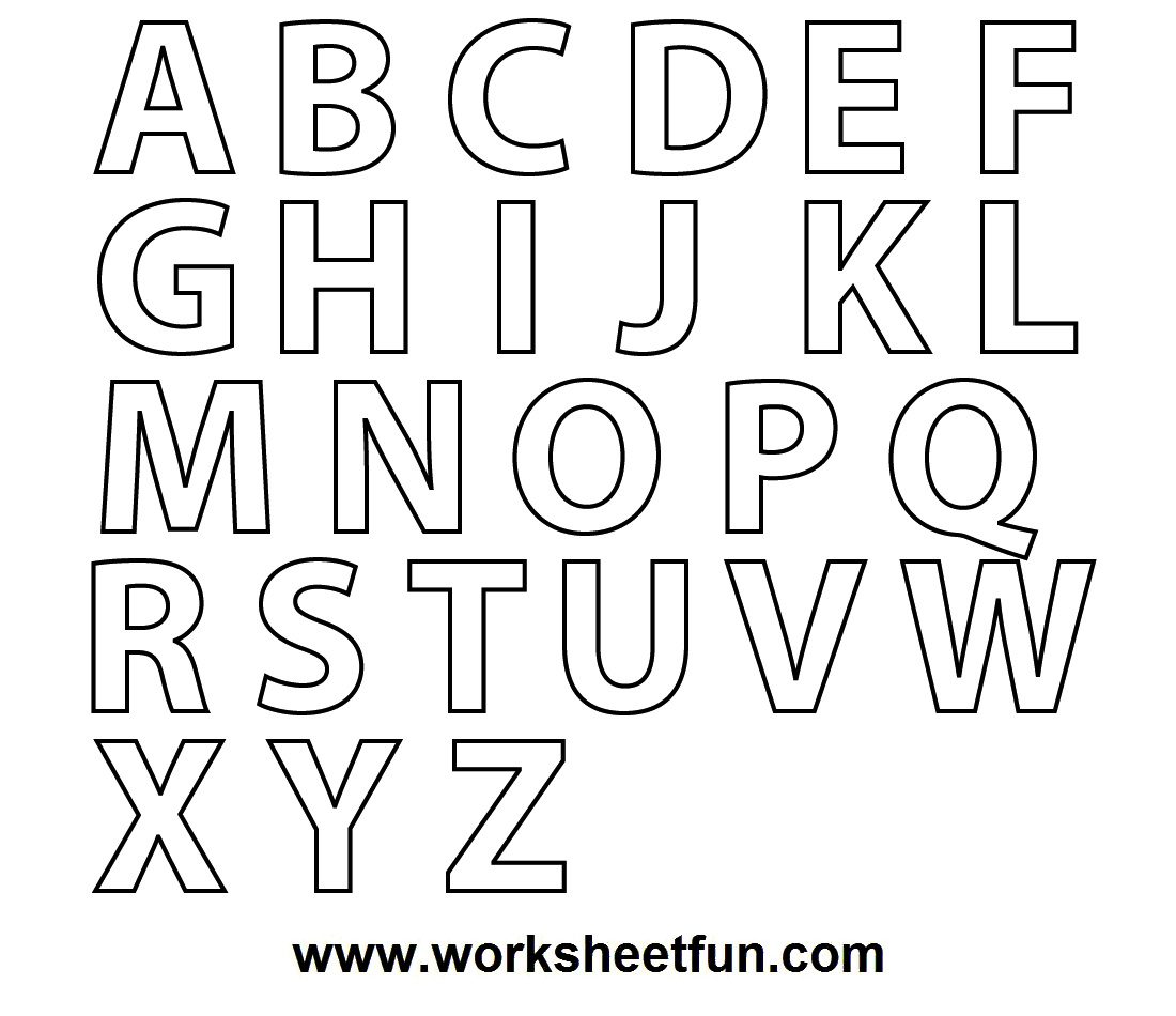 Download A z alphabet coloring pages