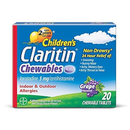 Children's Claritin Non-drowsy Allergy Relief Tablets - Grape (20