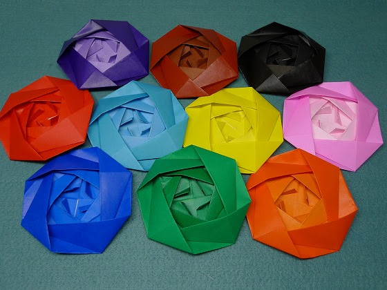 折り紙でバラ 薔薇 作り Topics 手作りなら 思いのママ