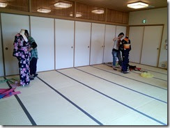 とうかさんの浴衣着付けに向けて (3)