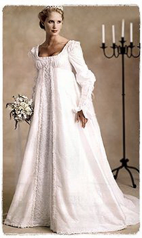 Medieval bridal gowns