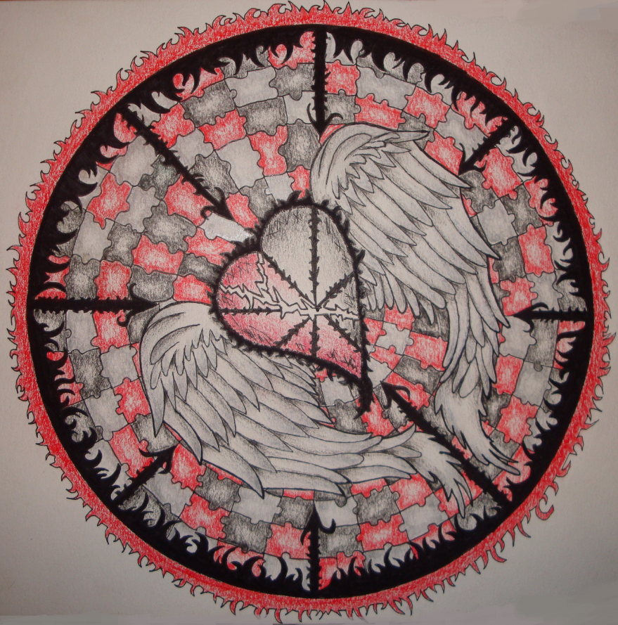 Download Broken heart mandala by TamaraButterfly on deviantART
