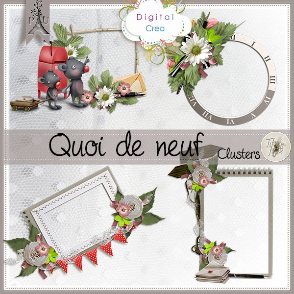 Tifscrap_QuoiDeNeuf_Clusters