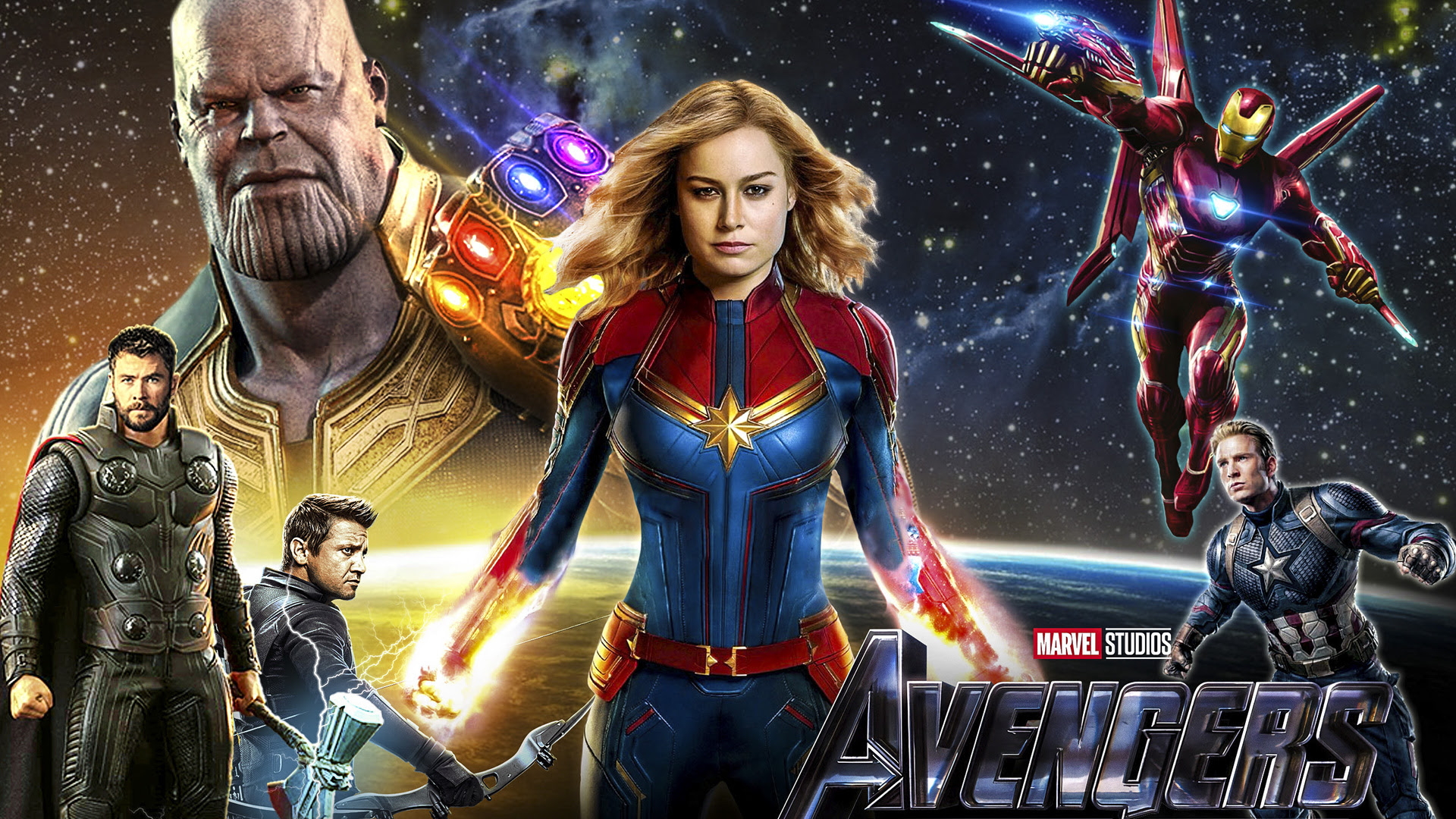 Avengers Endgame Desktop Wallpaper 4k Play Movies One