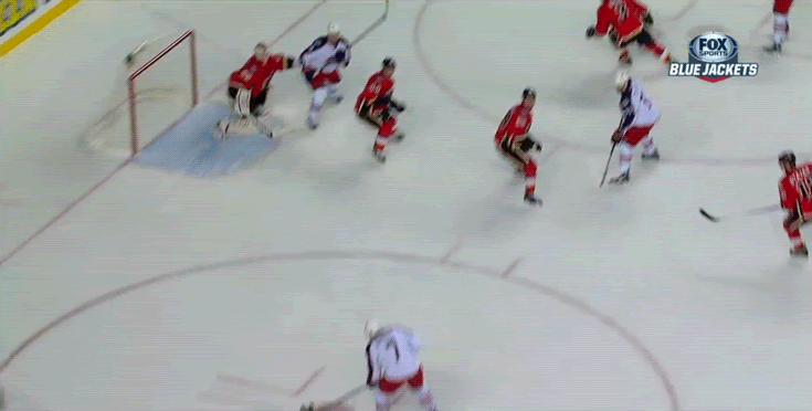 Flames' Berra Makes Miracle Bicycle Kick Save