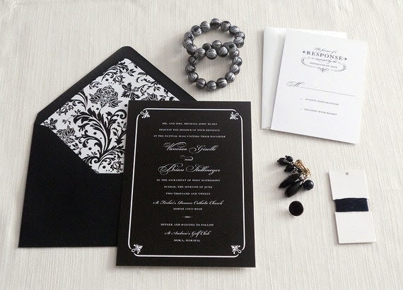 Wedding Ideas: Black and White Wedding Ideas