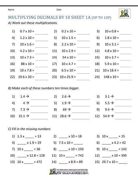  multiplication of decimals worksheets pdf practice multiplying