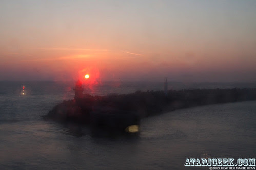 ferry sunrise