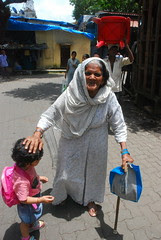 Marziya Takes The Blessings of a Grand Old Lady of Bandra by firoze shakir photographerno1