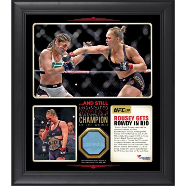 ronda-rousey-ufc-190-framed-collectible