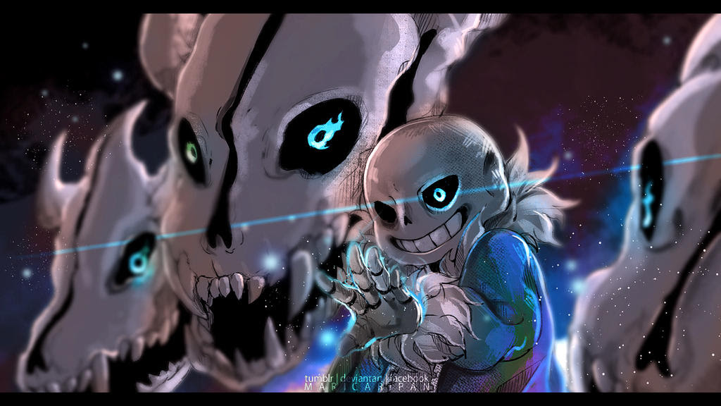 Undertale : Sans + SPEEDPAINT by maricaripan