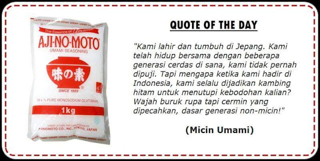 Rumor Negatif Mengenai MSG