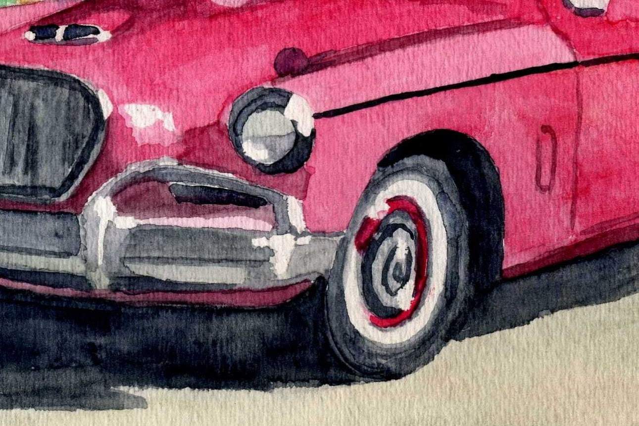 1956 Studebaker Watercolor