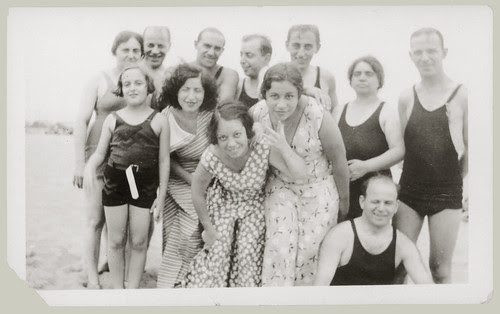 Group at the beach