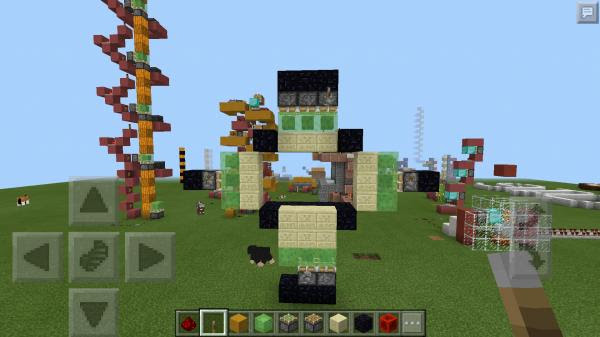 Abba回路で5 3マスのピストンドアです のんびりマイクラpe