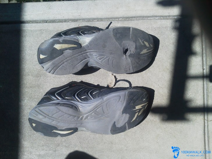 100km キロ ウォーク用の靴 シューズ を購入