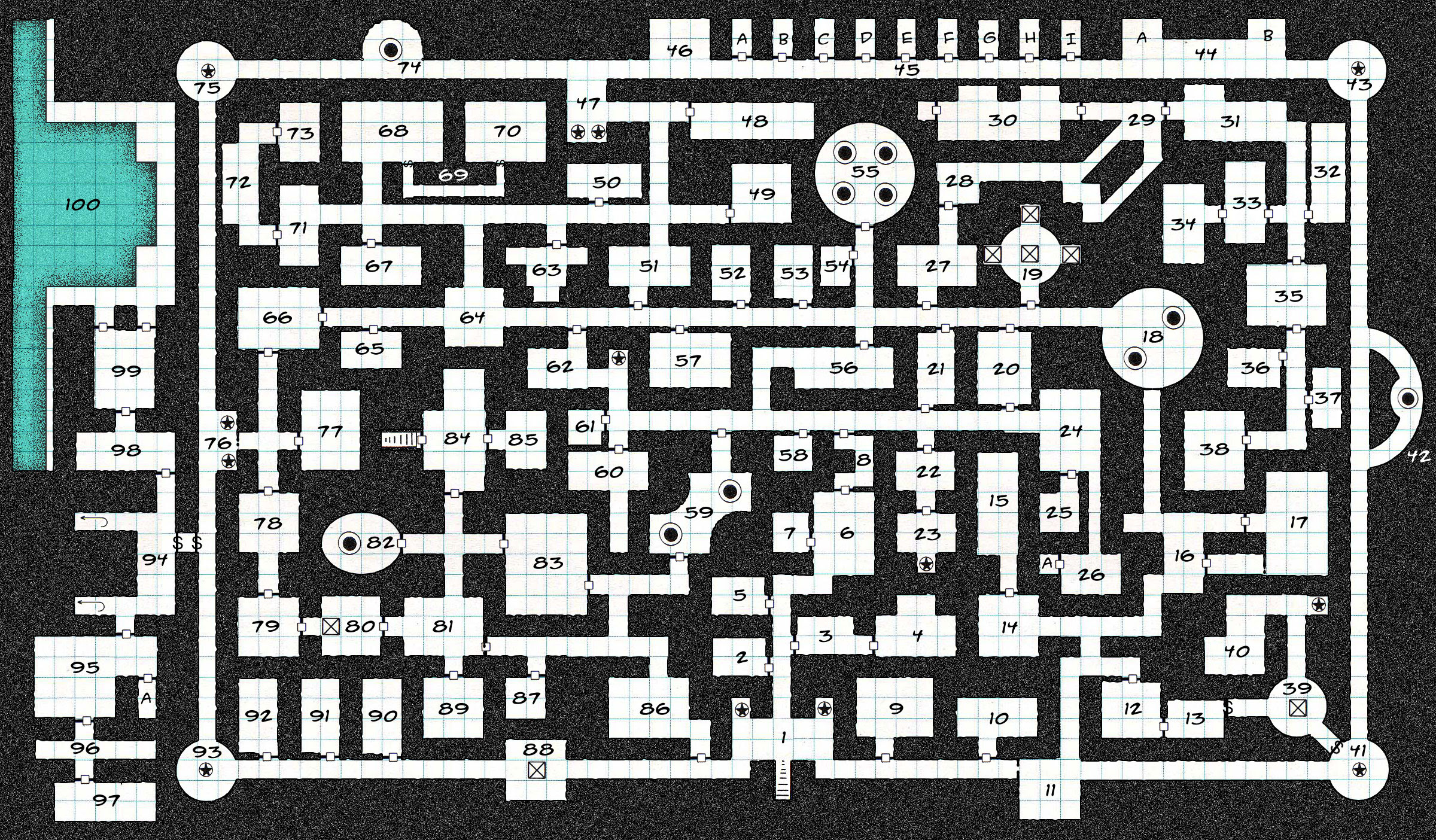 Bw Dungeon Maps Creative Commons Licensed Maps Paratime