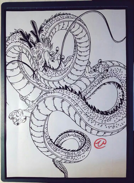 印刷 かっこいい ドラゴンボール 神龍 イラスト 最高の画像壁紙日本am