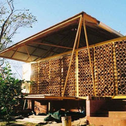 Denah NEW DESAIN RUMAH ANYAMAN BAMBU  Denah NEW DESAIN RUMAH ANYAMAN BAMBU
