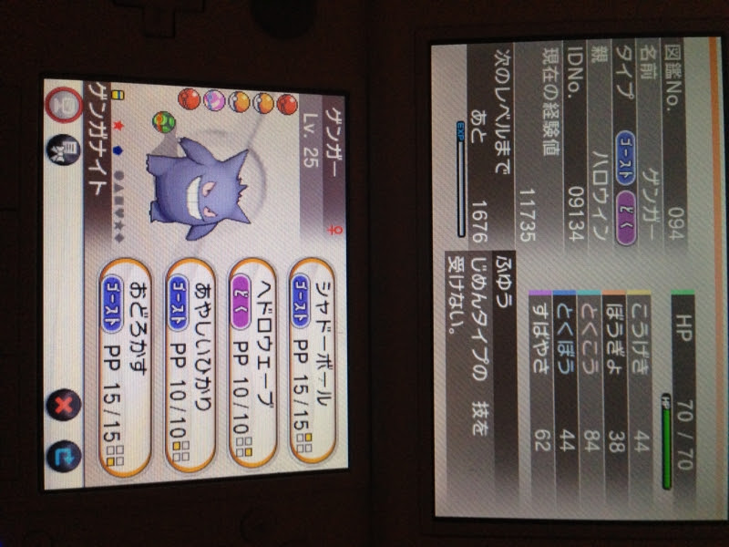 ポケセンに行って白いメガゲンガーを取って来てorasの予約をしてきたよ むちんブログ