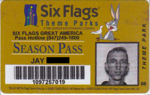 six flags great america. six flags great america season