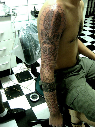 3974300795 bdc94d9a33 m tatuagem freehand kirituhi polynesian tattoo Wip
