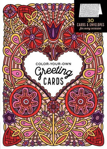Color-Your-Own Greeting Cards: 30 Cards & Envelopes for Every Occasion, by Caitlin Keegan