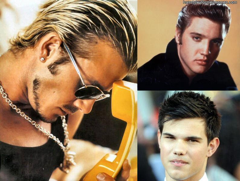 Wet Look Hairstyles for Men