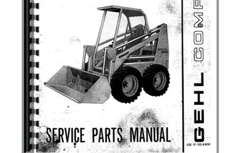 Download gehl hl4400 loader skid steer parts part ipl manual Gutenberg PDF