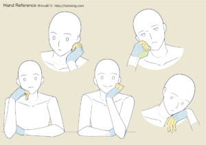 手のイラスト資料集 Hand Reference Hato King