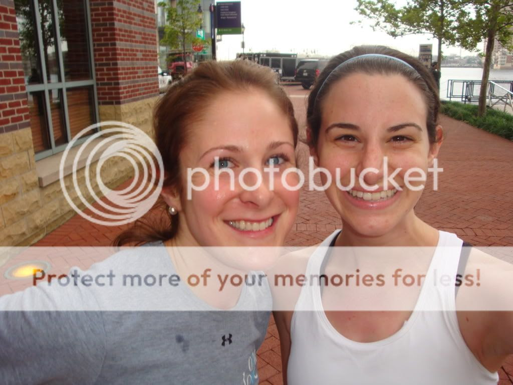 Jenny and I after the 5K