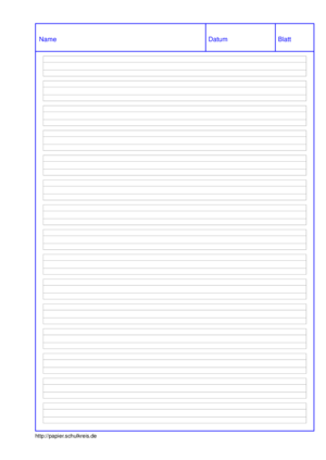 Grundschulpapier kostenlos selbst ausdrucken