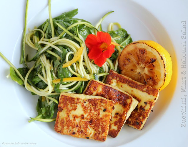 Zucchini, Mint & Haloumi Salad 2