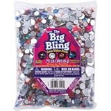 Darice Big Bling Stars and Round Gem Value Pack Rhinestones, Multicolor