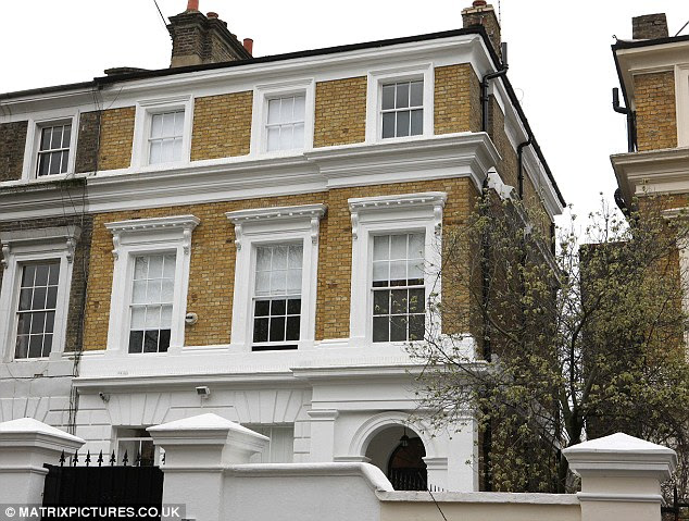 The scene: Amy was pronounced dead yesterday afternoon after emergency services arrived at her house in north London
