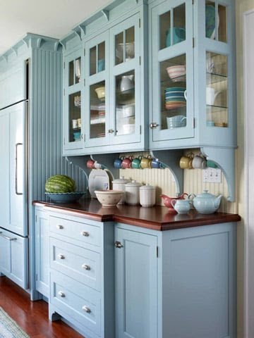 Beautifully Colorful Painted Kitchen Cabinets