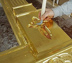 gold leafing