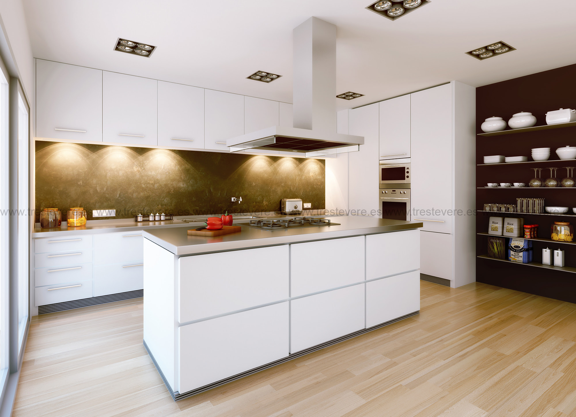 Cocinas | Trestévere - Infografia 3D
