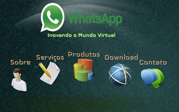 Página distribui versão falsa do WhatsApp para computadores (Foto: Reprodução/Kaspersky Lab)